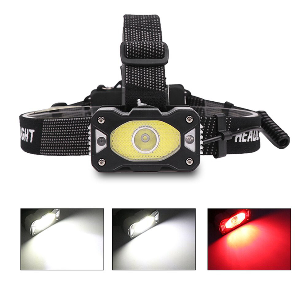 4 Modlu Sensörlü Şarjlı Kafa Lambası Güçlü LED Aydınlatma Yüksek Performans WT-248