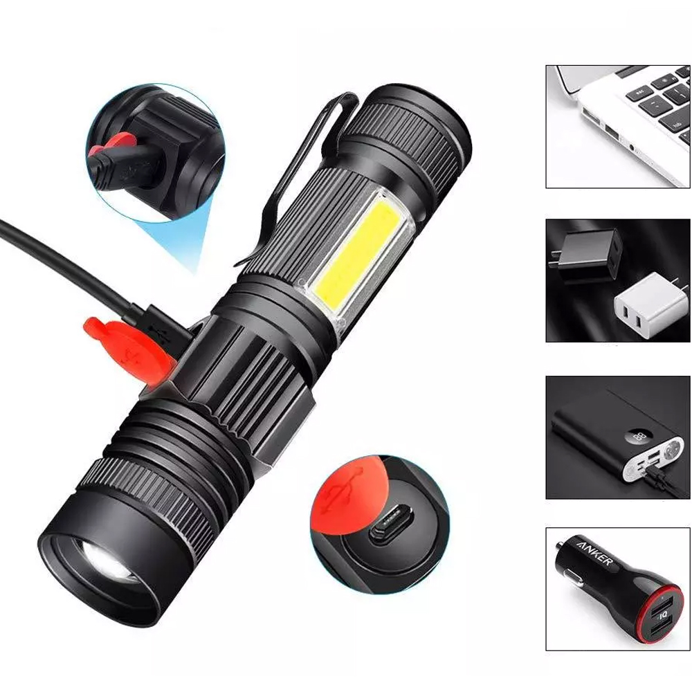 P50 LED El Feneri Geniş Alan Aydınlatma Yüksek Parlaklık Güçlü Işık Performansı ile Uzun Menzilli Kullanım WT-601