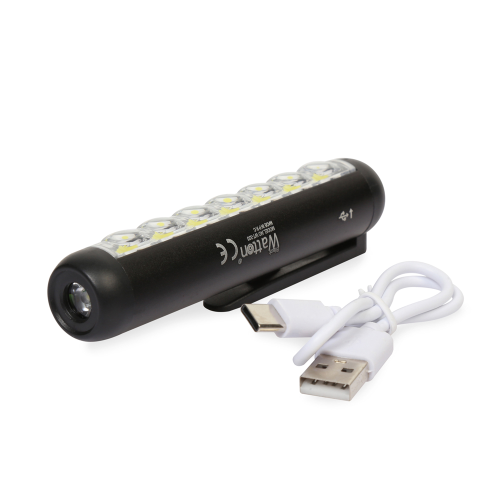 Mini LED Fener Type-C Şarjlı Mıknatıslı Kompakt Güçlü Aydınlatma Sistemi WT-333