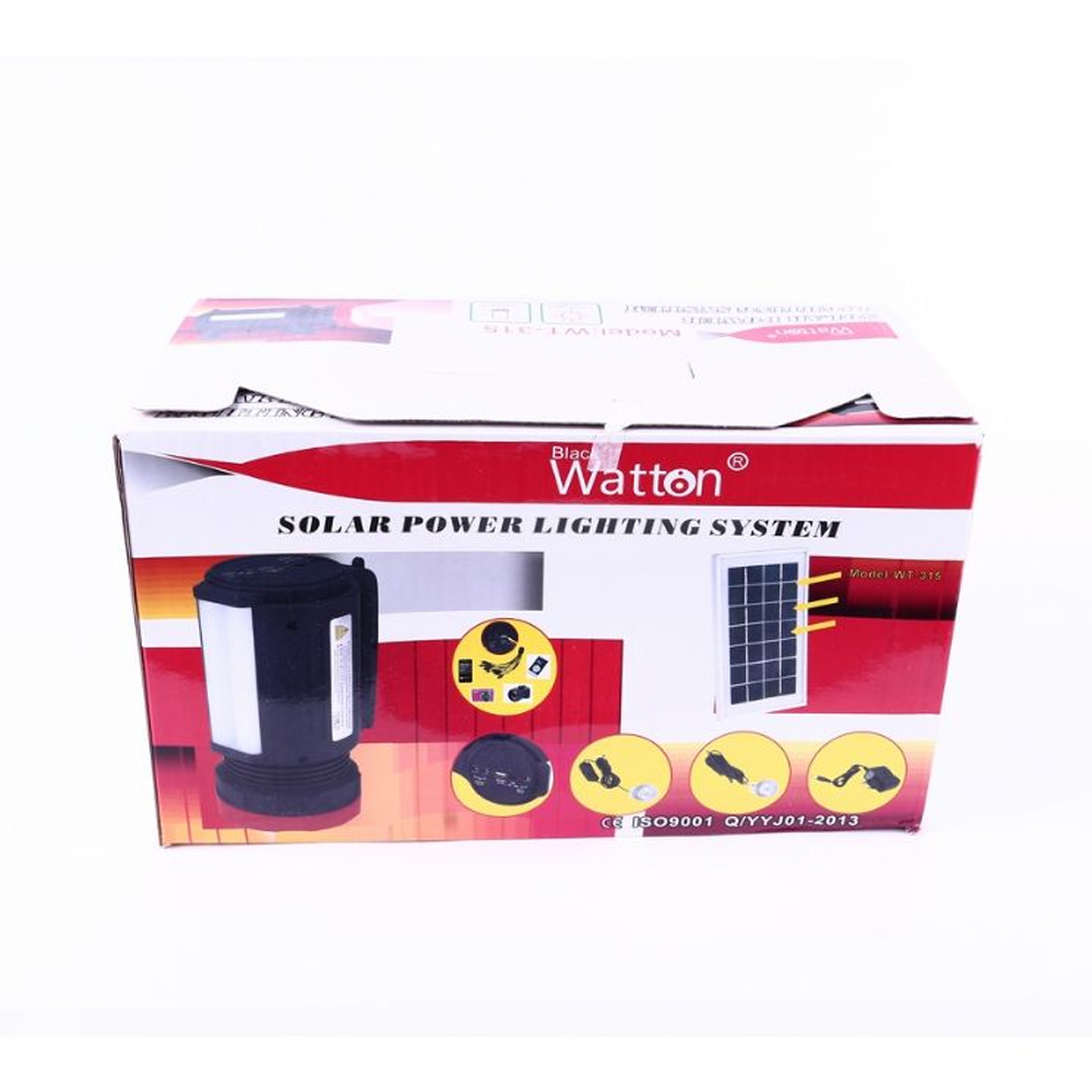 Güneş Enerjili LED Ampul Fener Taşınabilir Işık WT-315