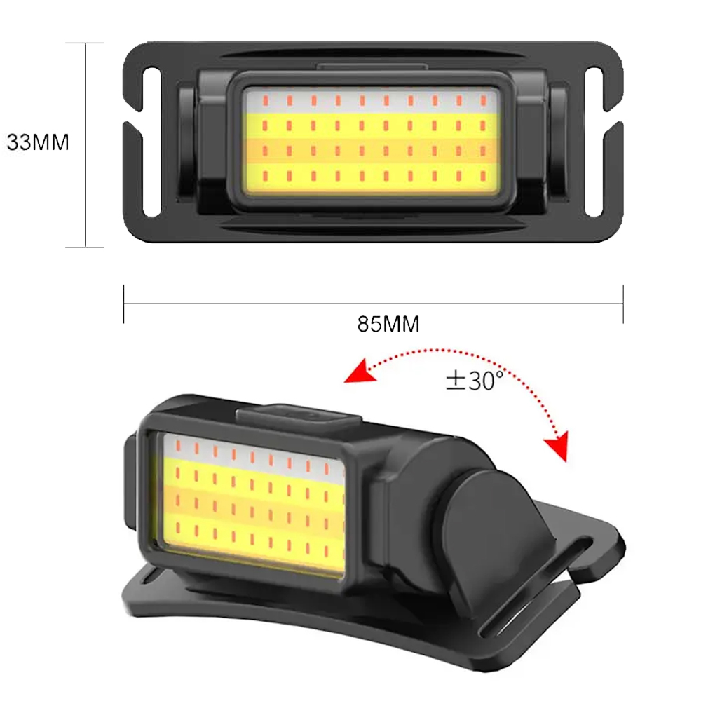 50 COB LED Kafa Lambası Güçlü Aydınlatma Geniş Işık Alanı Yüksek Performans WT-650