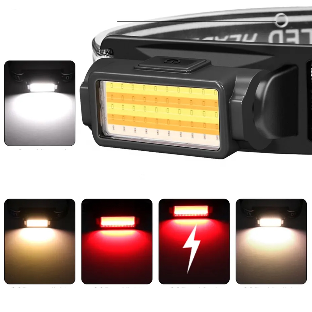 50 COB LED Kafa Lambası Güçlü Aydınlatma Geniş Işık Alanı Yüksek Performans WT-650