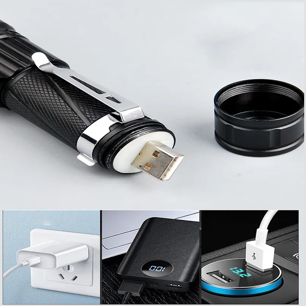 P50 LED Çok Amaçlı Fener Mıknatıs Destekli Şarjlı Güçlü Aydınlatma WT-622