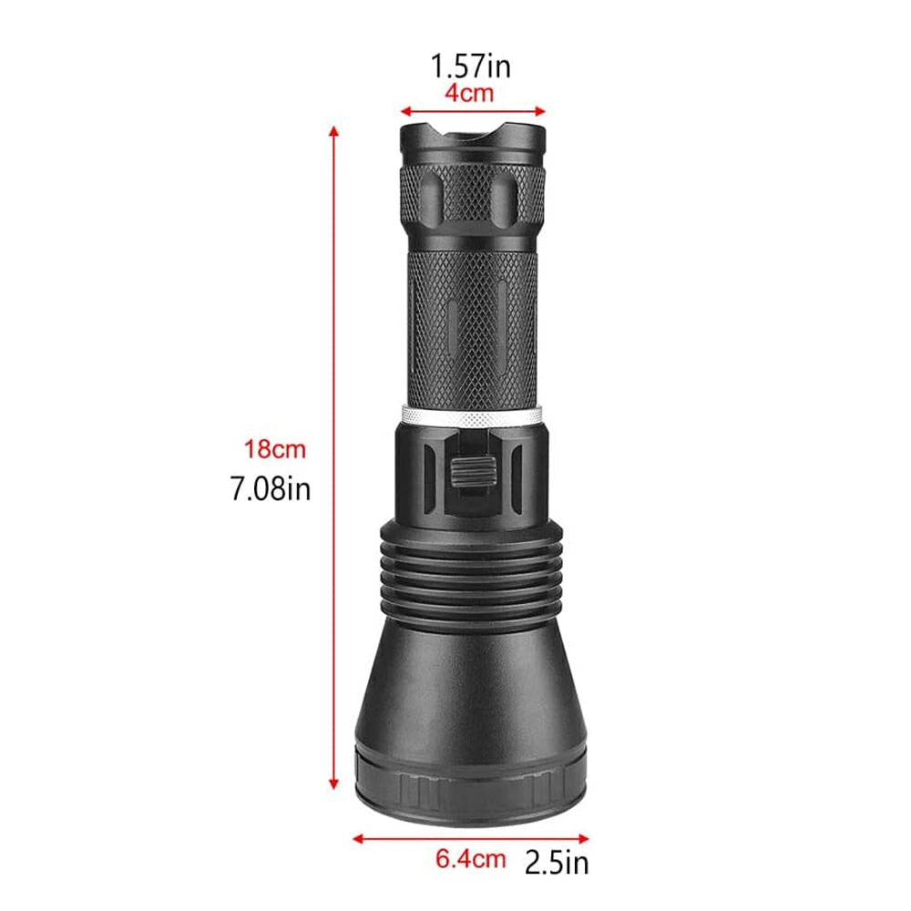 1200 Lümen Profesyonel Şarjlı LED El Feneri Güçlü Aydınlatma Yüksek Performans WT-655