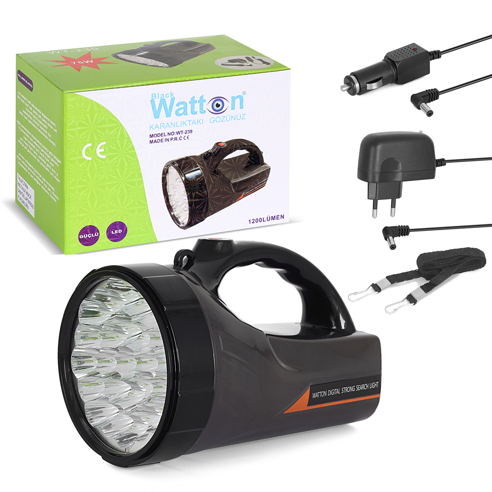 1200 Lümen 25 LED’li El Feneri Güçlü ve Taşınabilir Aydınlatma WT-239