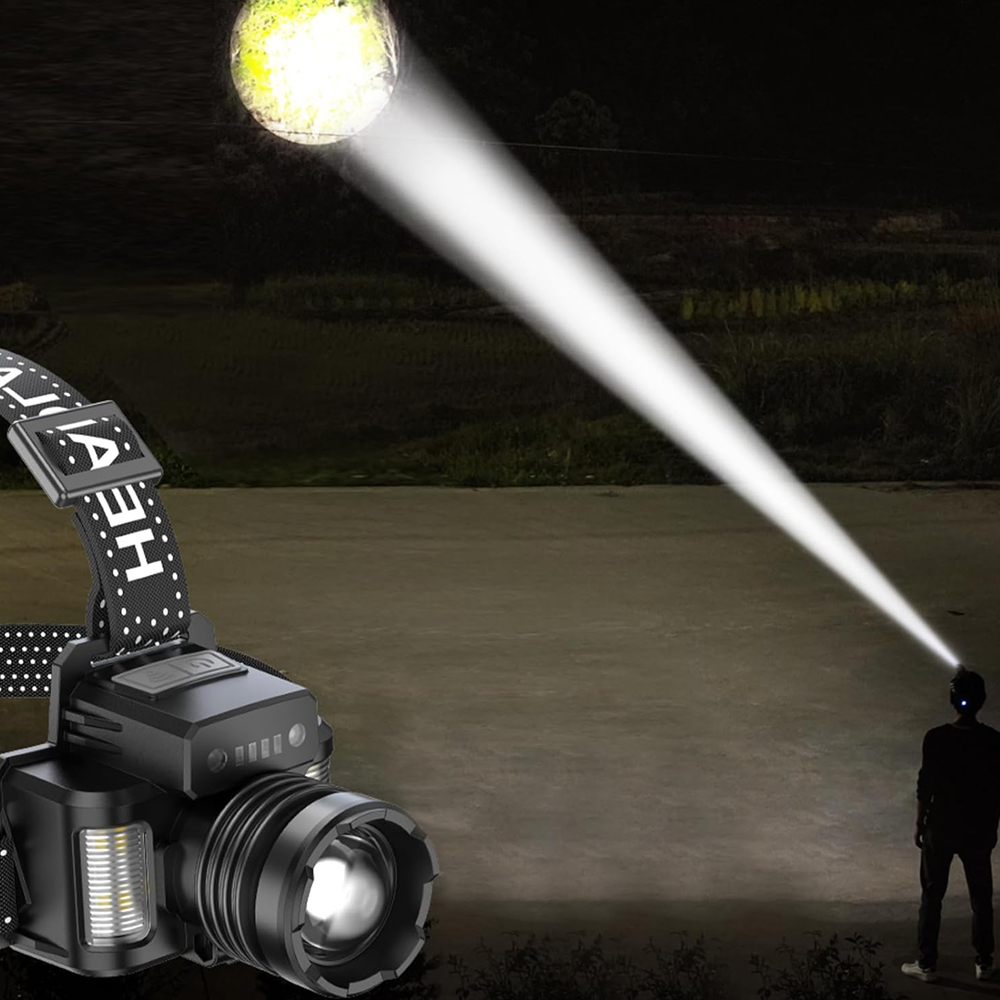 Sensörlü CREE TG LED Şarjlı Kafa Lambası Güçlü Aydınlatma Profesyonel Kullanım WT-625