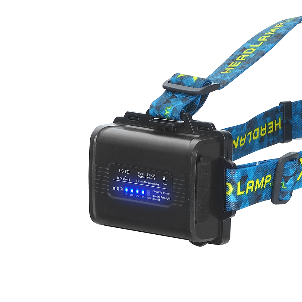 12000 Lümen CREE P360 Şarjlı Kafa Lambası Güçlü LED Aydınlatma Profesyonel Model WT-627