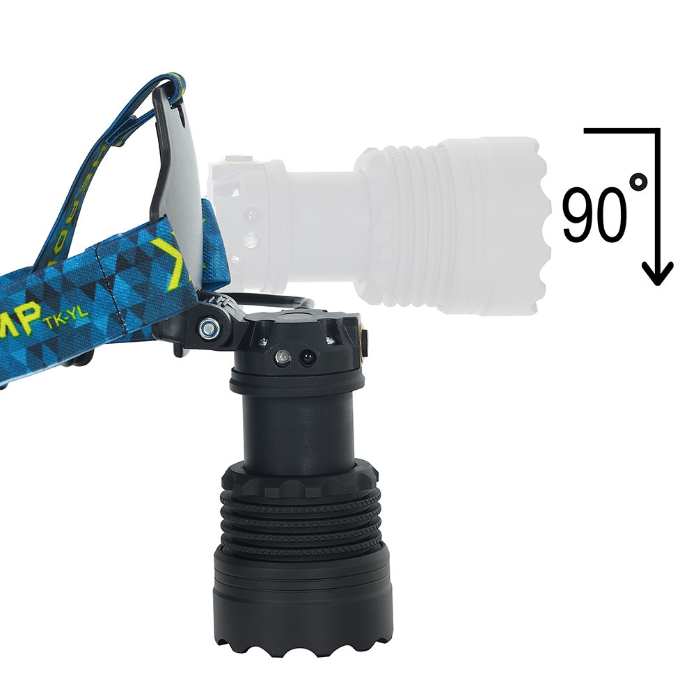 12000 Lümen CREE P360 Şarjlı Kafa Lambası Güçlü LED Aydınlatma Profesyonel Model WT-627
