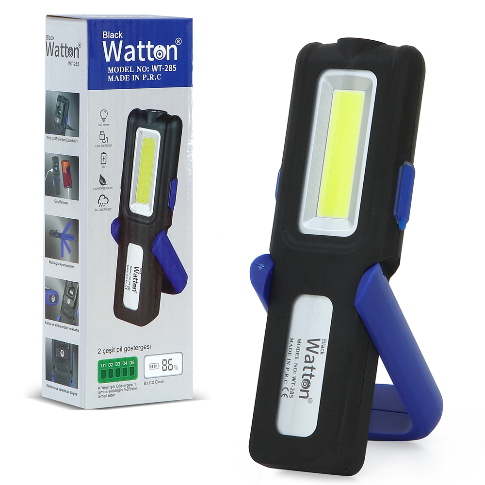 Işık Seviyesi Ayarlanabilir Çalışma Lambası Güçlü LED Aydınlatma Pratik Kullanım WT-285