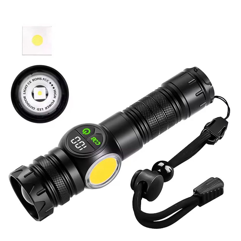 9 Mod Şarjlı Kamp Lambası ve El Feneri – Çok Fonksiyonlu LED Aydınlatma WT-704