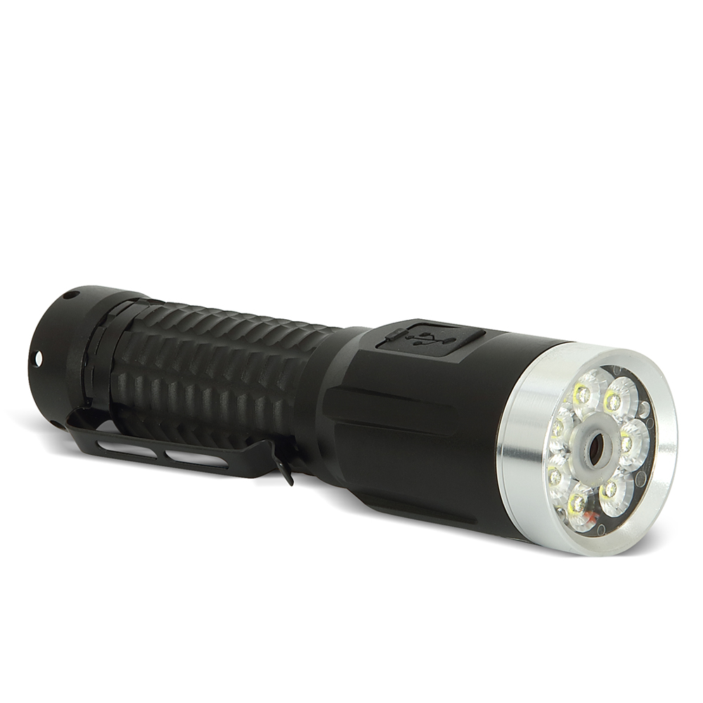 2800 Lümen Özel Seri LED Çalışma Lambası – Yeşil Lazer Özellikli, Mıknatıslı, USB Şarjlı El Feneri WT-735