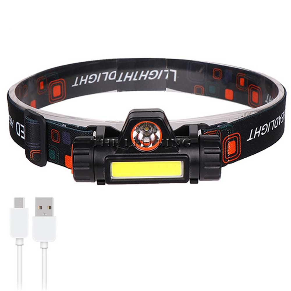 Şarjlı Dayanıklı Balıkçı Kafa Lambası Güçlü LED Aydınlatma Suya Dayanıklı Model WT-056